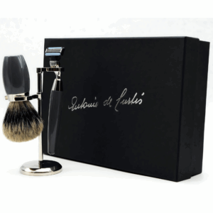 Antonio De Curtis Set Barba Supporto + Rasoio + Pennello